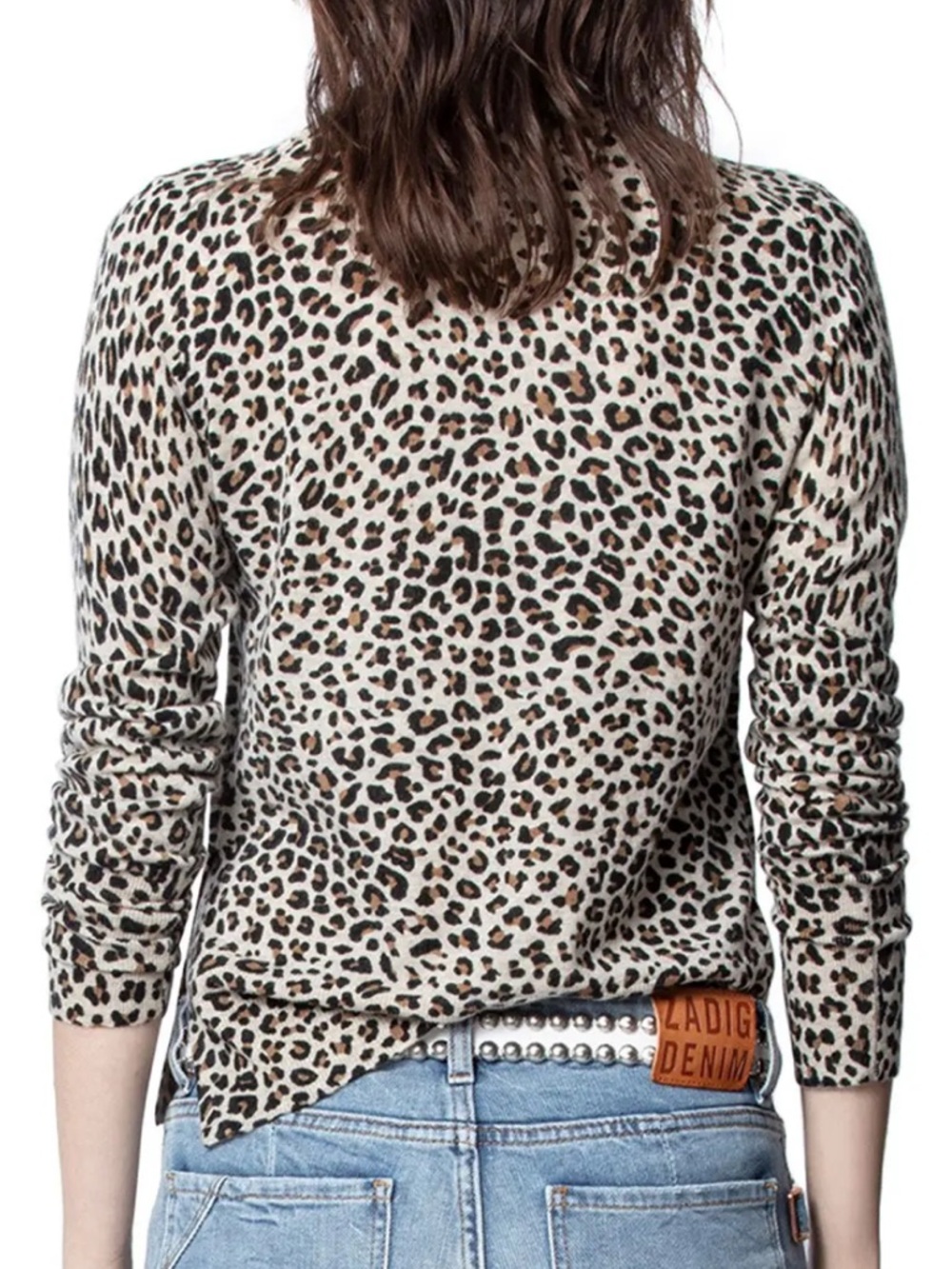 ZADIG&VOLTAIRE 
Lirius Cashmere Leopard-Print Sweater - Picture 13 of 13